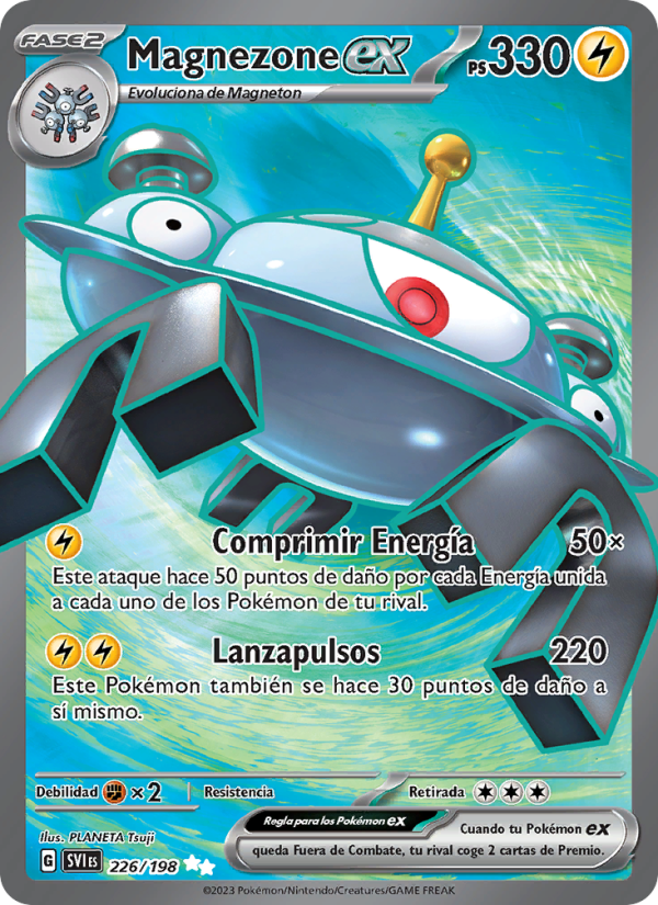 Magnezone ex 226 — Scarlet & Violet (Spanish Pokémon TCG card)