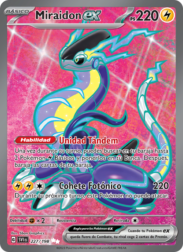 Miraidon ex 227 — Scarlet & Violet (Spanish Pokémon TCG card)