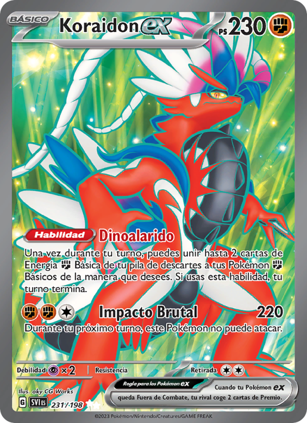 Koraidon ex 231 — Scarlet & Violet (Spanish Pokémon TCG card)