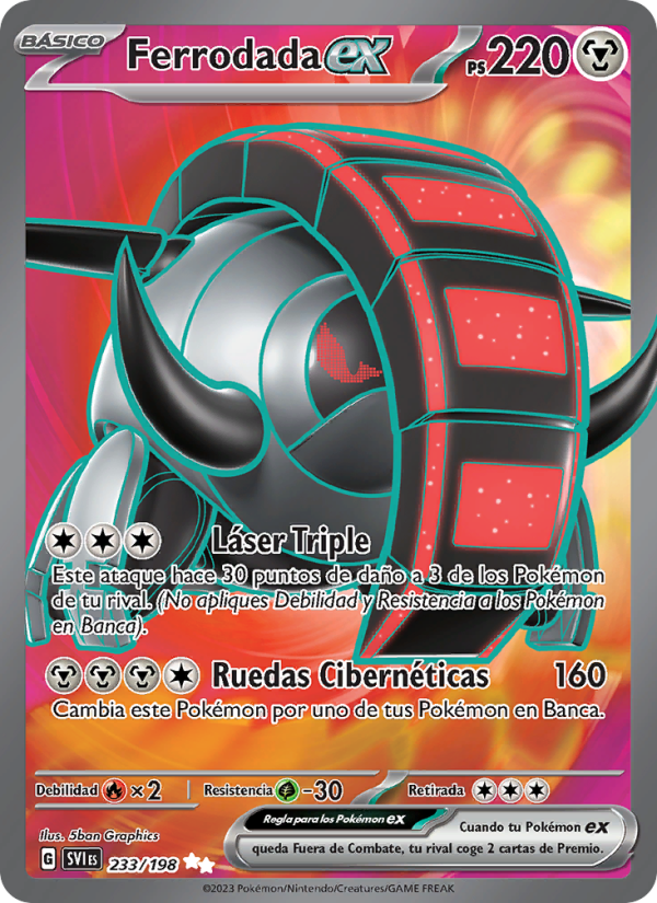 Ferrodada ex 233 — Scarlet & Violet (Spanish Pokémon TCG card)