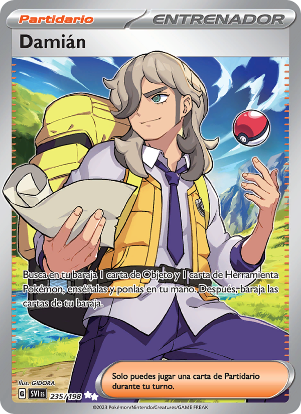 Damián 235 — Scarlet & Violet (Spanish Pokémon TCG card)