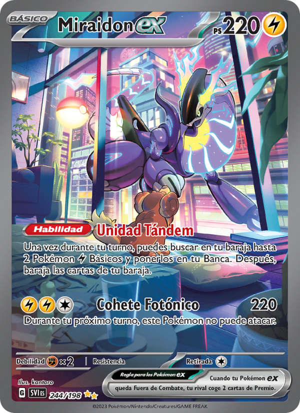 Miraidon ex 244 — Scarlet & Violet (Spanish Pokémon TCG card)