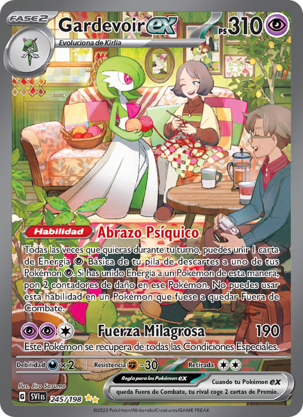 Gardevoir ex 245 — Scarlet & Violet (Spanish Pokémon TCG card)