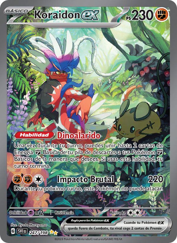 Koraidon ex 247 — Scarlet & Violet (Spanish Pokémon TCG card)