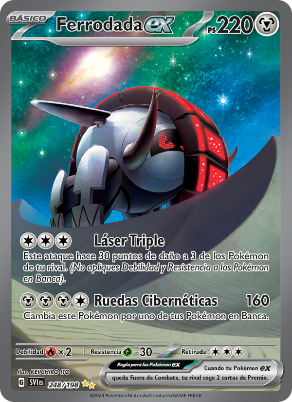 Ferrodada ex 248 — Scarlet & Violet (Spanish Pokémon TCG card)