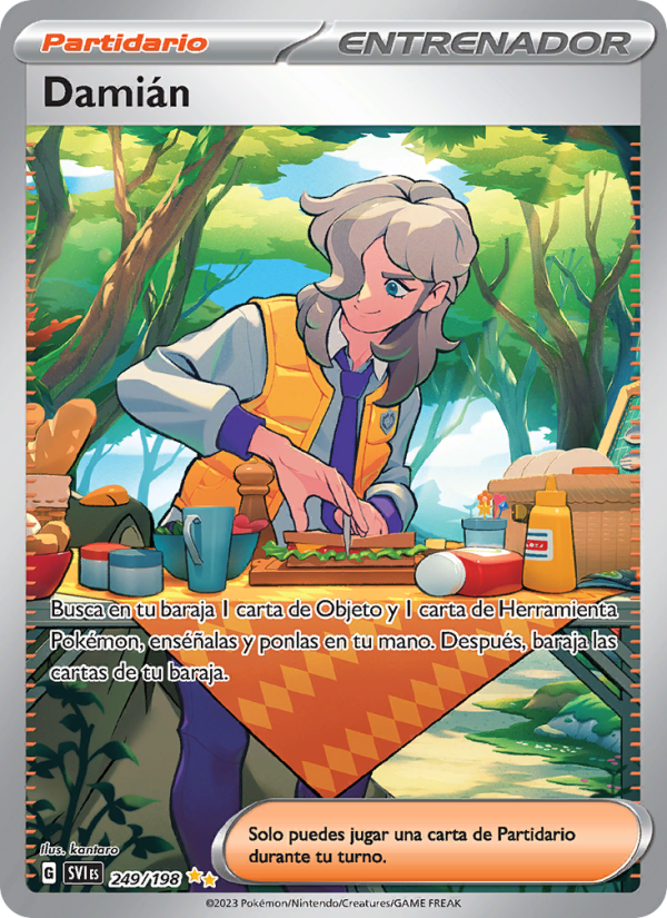 Damián 249 — Scarlet & Violet (Spanish Pokémon TCG card)
