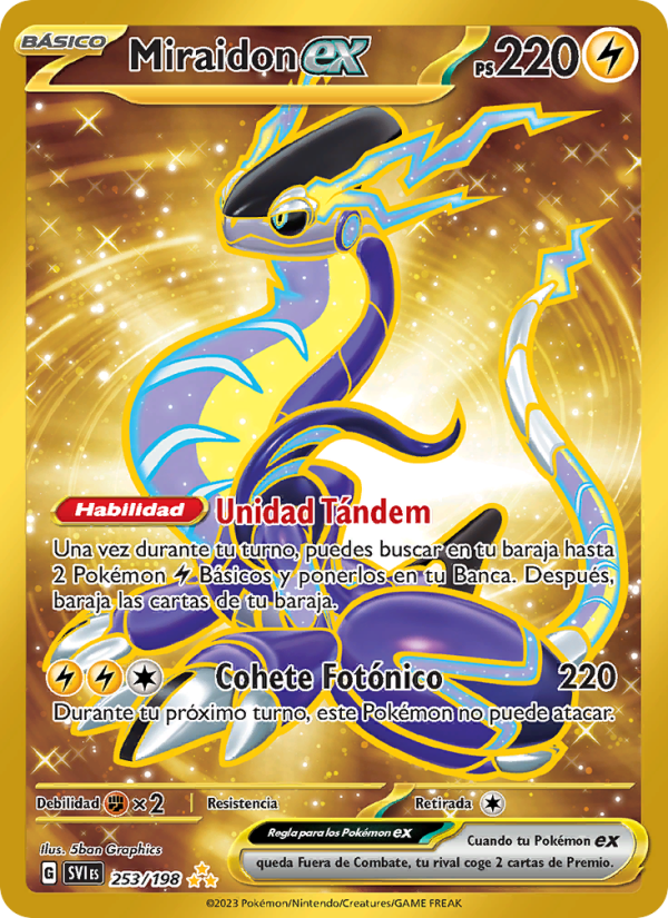 Miraidon ex 253 — Scarlet & Violet (Spanish Pokémon TCG card)