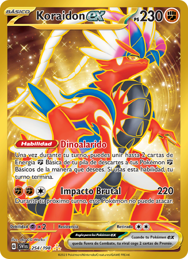 Koraidon ex 254 — Scarlet & Violet (Spanish Pokémon TCG card)