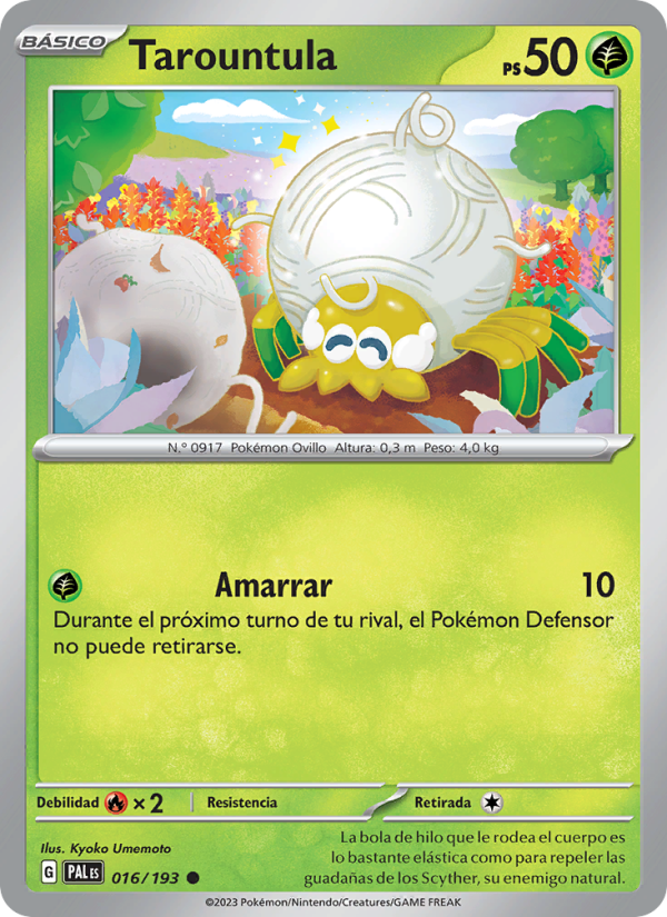 Tarountula 016 — Paldea Evolved (Spanish Pokémon TCG card)