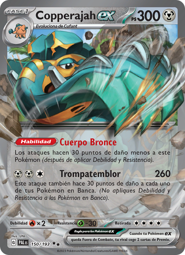 Copperajah ex 150 — Paldea Evolved (Spanish Pokémon TCG card)