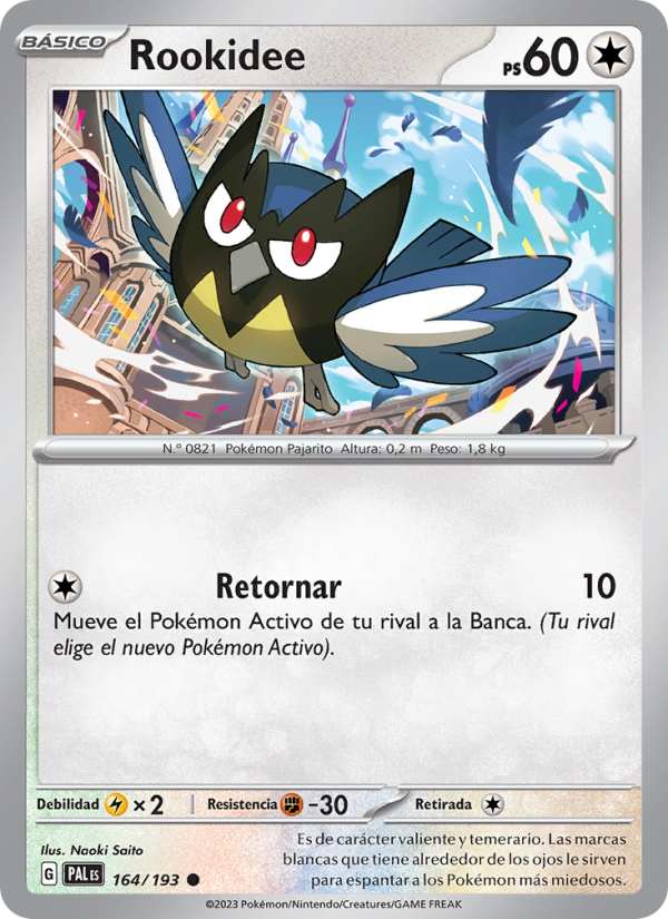 Rookidee 164 — Paldea Evolved (Spanish Pokémon TCG card)