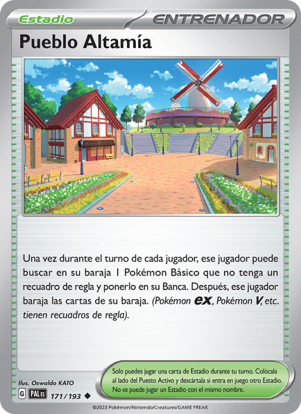 Pueblo Altamía 171 — Paldea Evolved (Spanish Pokémon TCG card)
