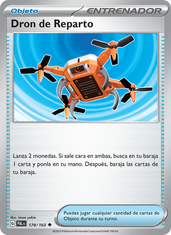 Dron de Reparto 178 — Paldea Evolved (Spanish Pokémon TCG card)