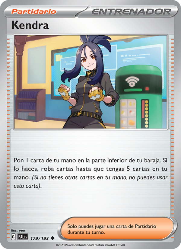 Kendra 179 — Paldea Evolved (Spanish Pokémon TCG card)
