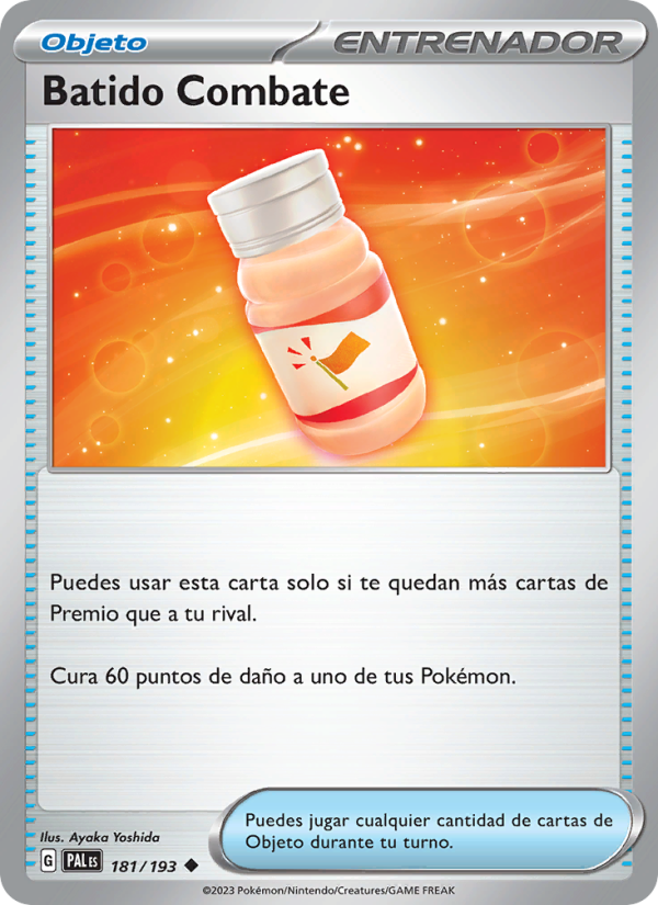 Batido Combate 181 — Paldea Evolved (Spanish Pokémon TCG card)