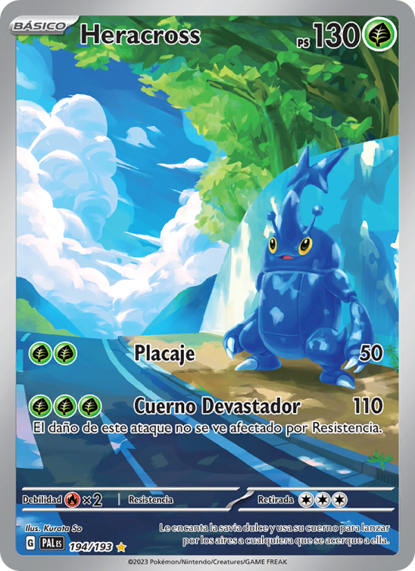 Heracross 194 — Paldea Evolved (Spanish Pokémon TCG card)
