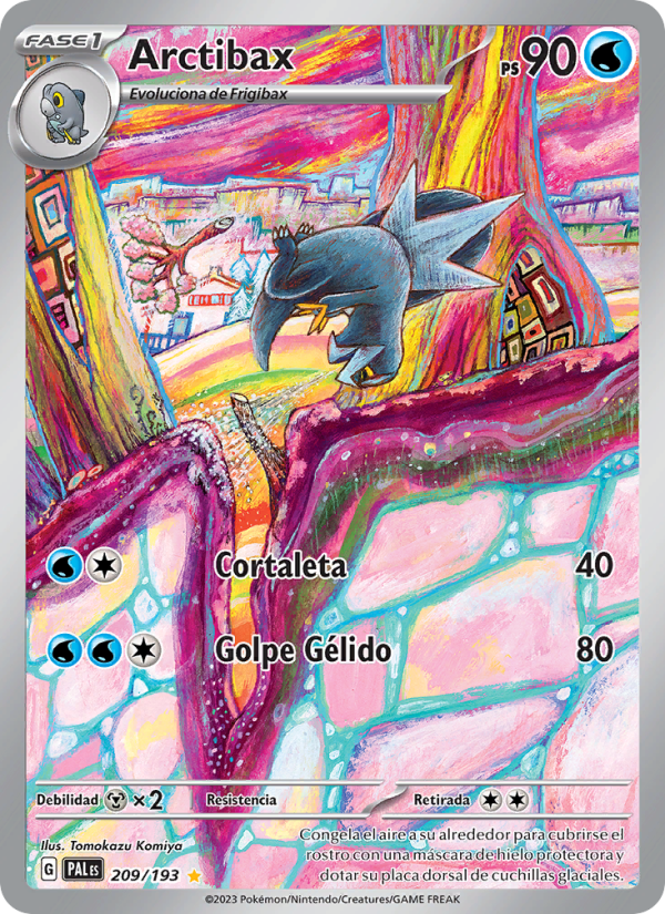 Arctibax 209 — Paldea Evolved (Spanish Pokémon TCG card)