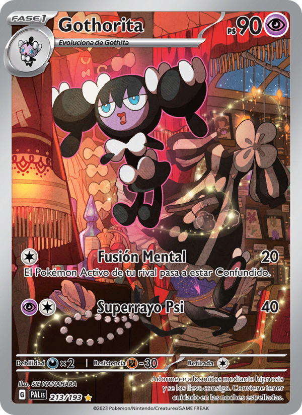 Gothorita 213 — Paldea Evolved (Spanish Pokémon TCG card)