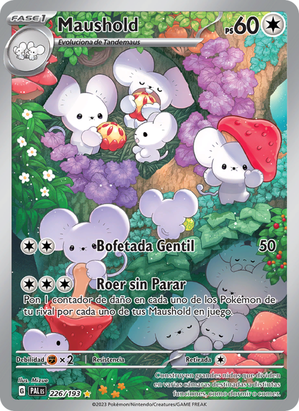 Maushold 226 — Paldea Evolved (Spanish Pokémon TCG card)