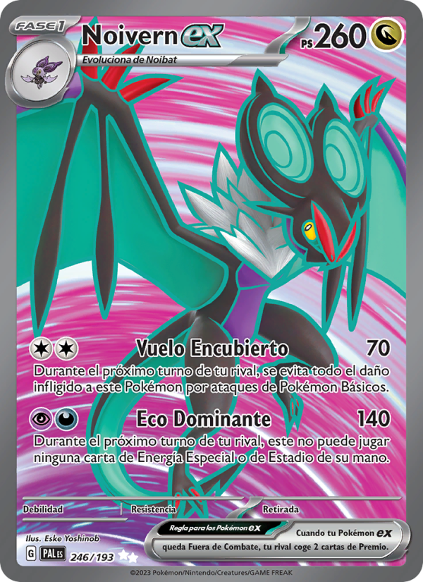 Noivern ex 246 — Paldea Evolved (Spanish Pokémon TCG card)