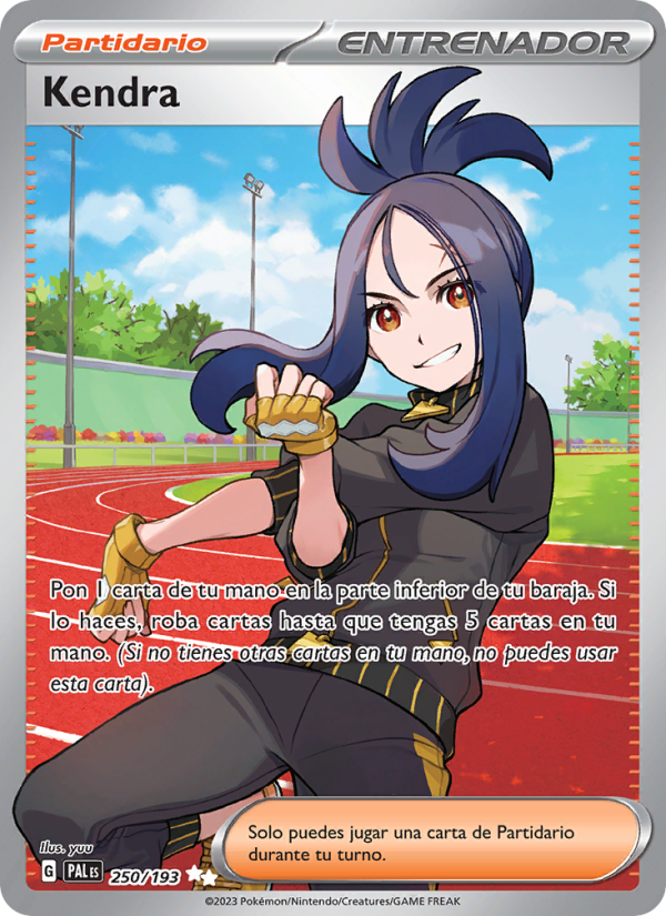 Kendra 250 — Paldea Evolved (Spanish Pokémon TCG card)
