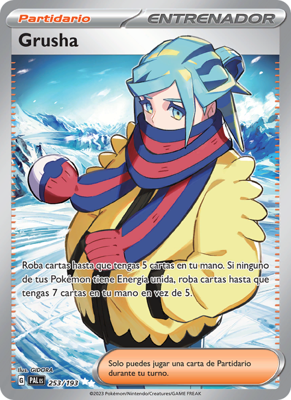 Grusha 253 — Paldea Evolved (Spanish Pokémon TCG card)