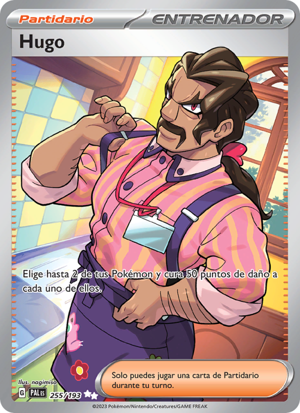 Hugo 255 — Paldea Evolved (Spanish Pokémon TCG card)