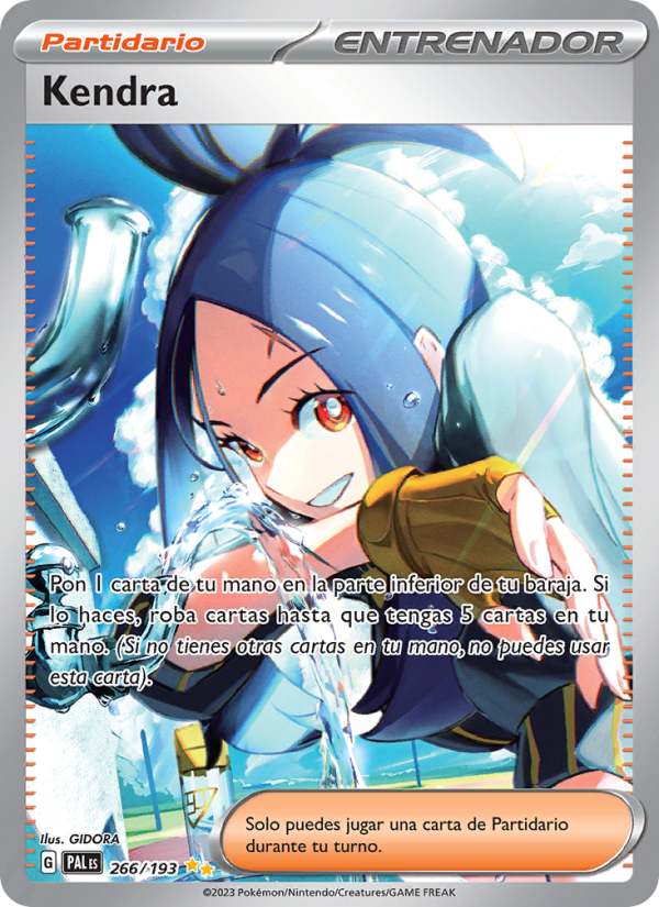 Kendra 266 — Paldea Evolved (Spanish Pokémon TCG card)