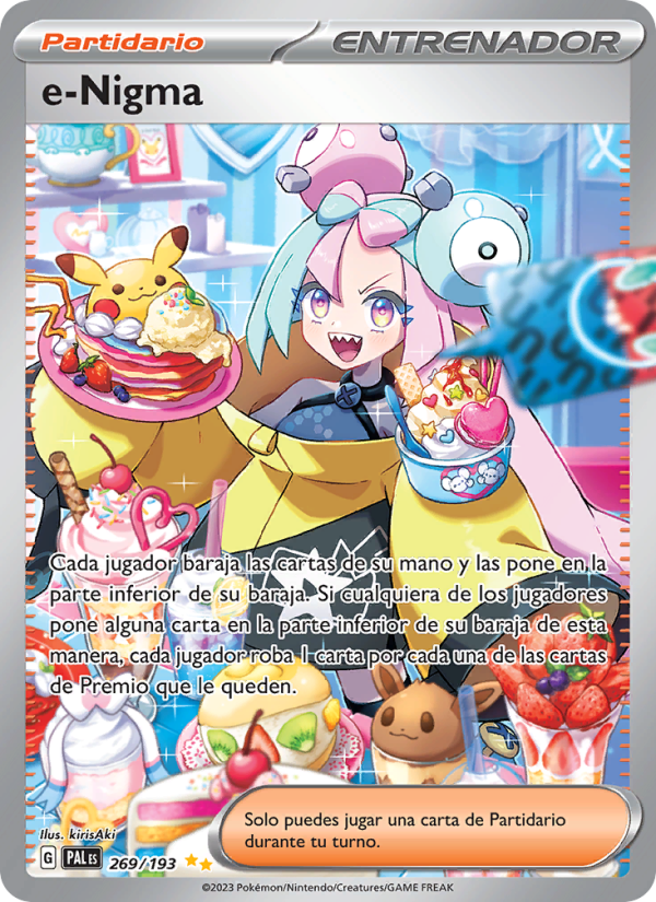 e-Nigma 269 — Paldea Evolved (Spanish Pokémon TCG card)