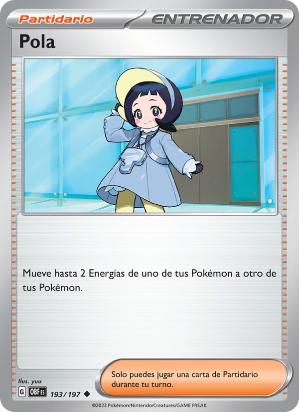 Pola 193 — Obsidian Flames (Spanish Pokémon TCG card)