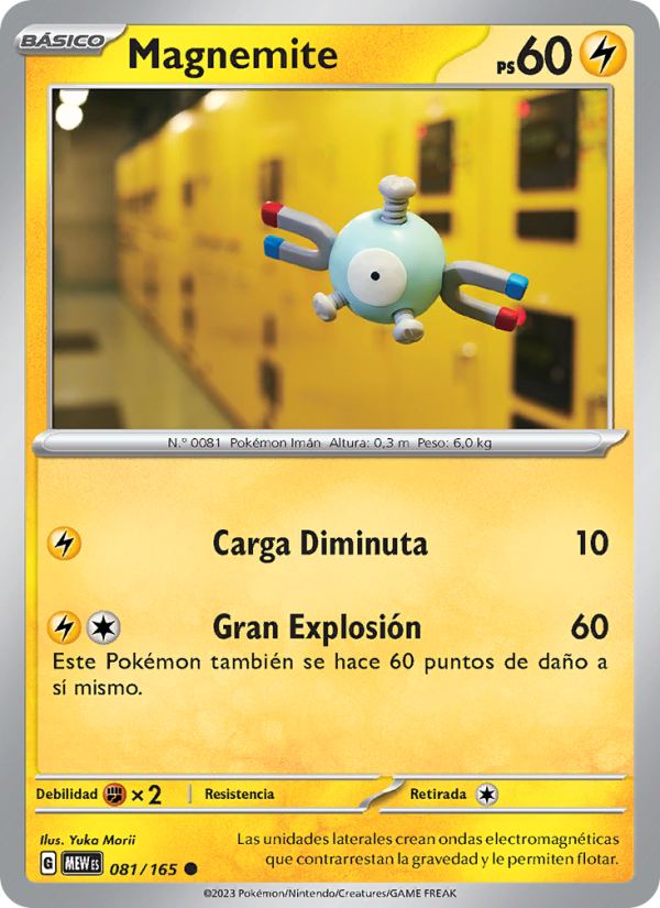 Magnemite 081 — 151 (Spanish Pokémon TCG card)