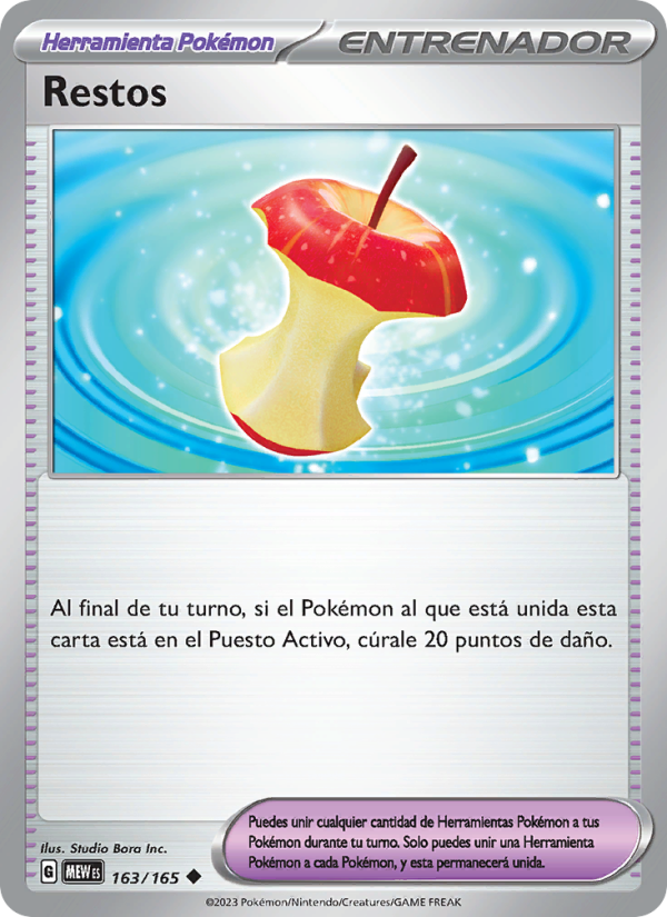 Restos 163 — 151 (Spanish Pokémon TCG card)