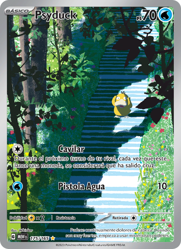 Psyduck 175 — 151 (Spanish Pokémon TCG card)