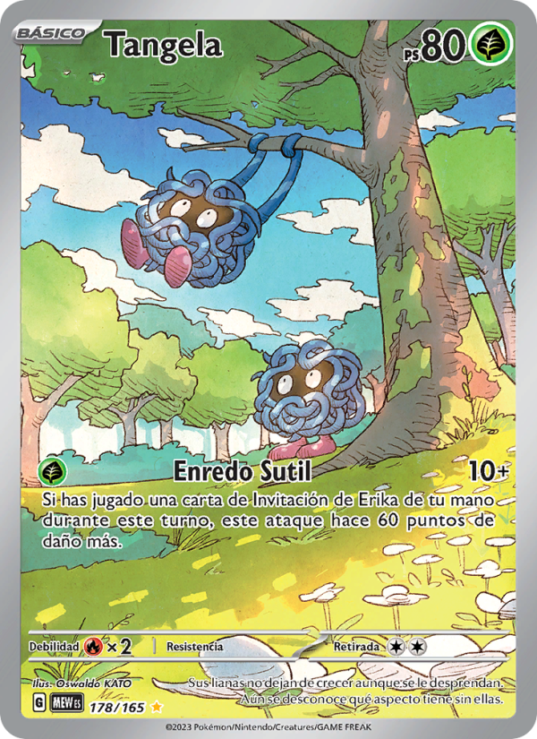 Tangela 178 — 151 (Spanish Pokémon TCG card)