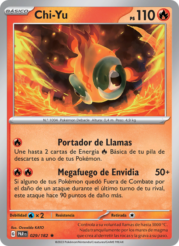 Chi-Yu 029 — Paradox Rift (Spanish Pokémon TCG card)