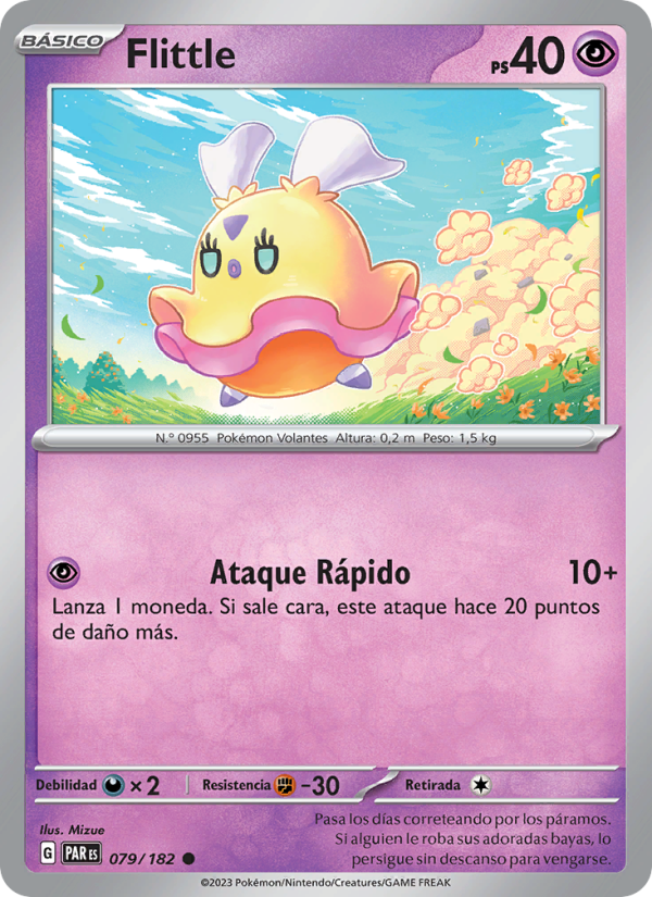Flittle 079 — Paradox Rift (Spanish Pokémon TCG card)