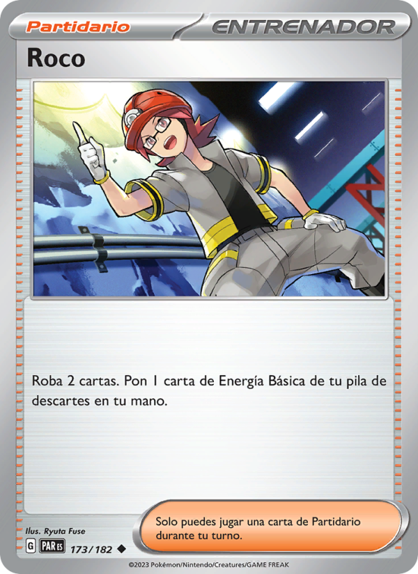 Roco 173 — Paradox Rift (Spanish Pokémon TCG card)
