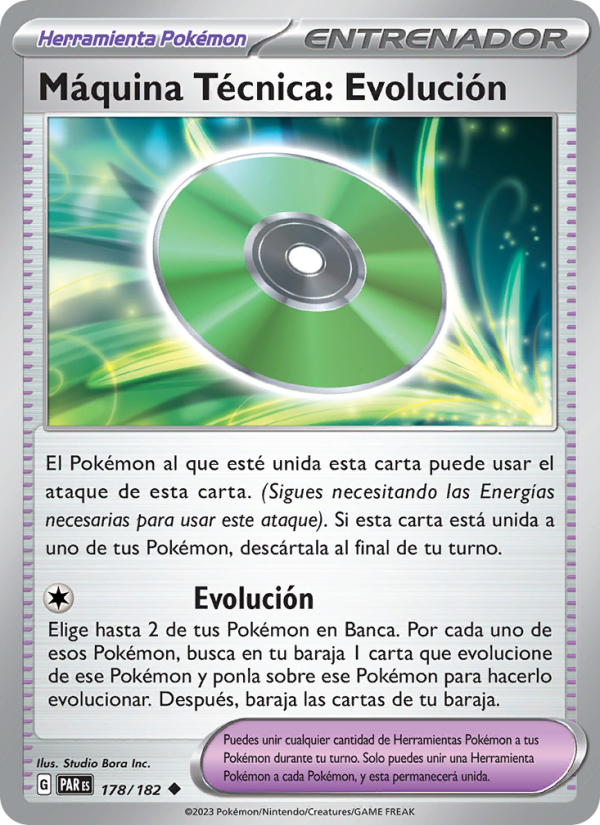 Máquina Técnica: Evolución 178 — Paradox Rift (Spanish Pokémon TCG card)