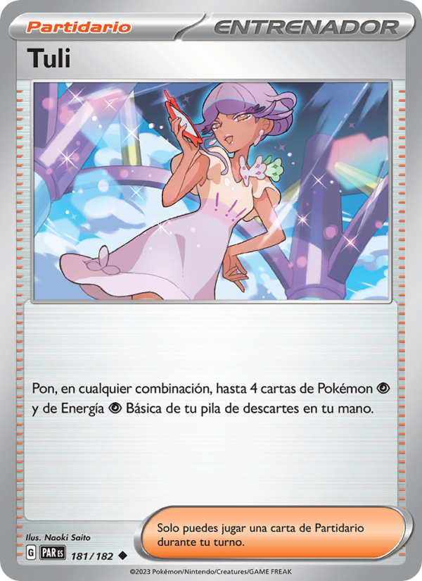 Tuli 181 — Paradox Rift (Spanish Pokémon TCG card)