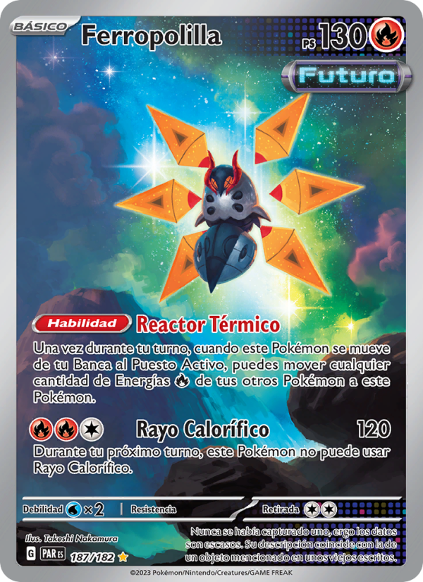 Ferropolilla 187 — Paradox Rift (Spanish Pokémon TCG card)