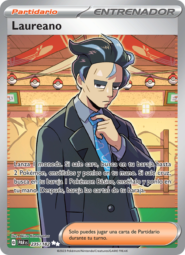 Laureano 235 — Paradox Rift (Spanish Pokémon TCG card)
