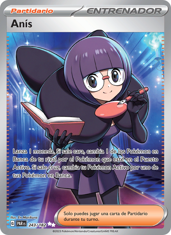 Anís 243 — Paradox Rift (Spanish Pokémon TCG card)