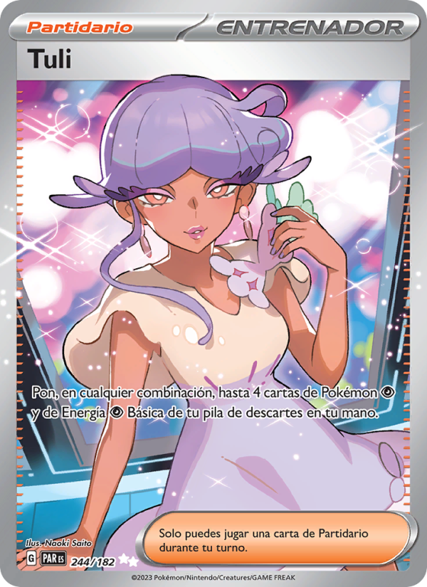 Tuli 244 — Paradox Rift (Spanish Pokémon TCG card)
