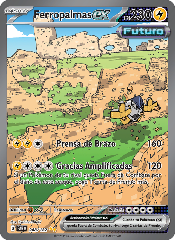 Ferropalmas ex 248 — Paradox Rift (Spanish Pokémon TCG card)