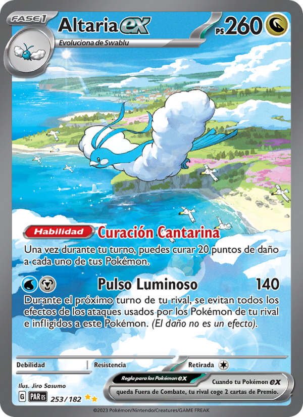 Altaria ex 253 — Paradox Rift (Spanish Pokémon TCG card)