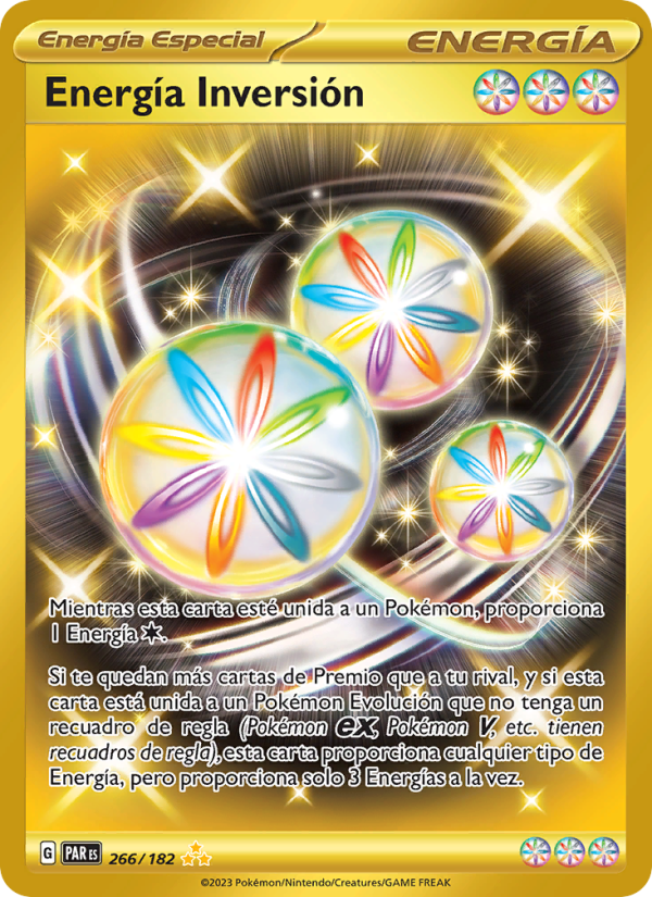 Energía Inversión 266 — Paradox Rift (Spanish Pokémon TCG card)