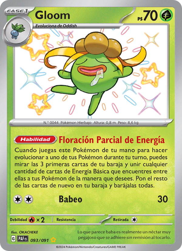 Gloom 093 — Paldeas Schicksale (Spanish Pokémon TCG card)