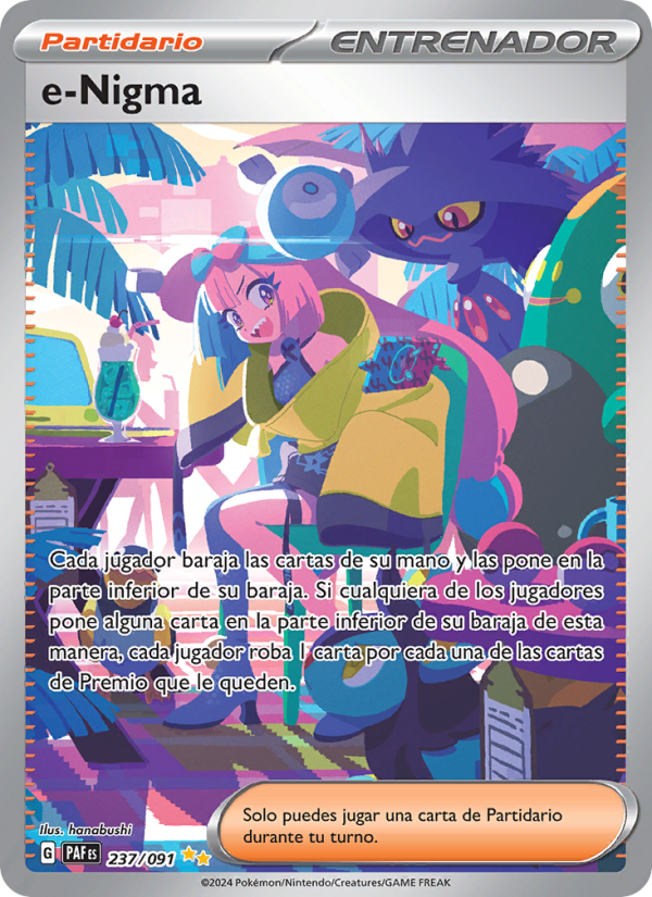 e-Nigma 237 — Paldeas Schicksale (Spanish Pokémon TCG card)