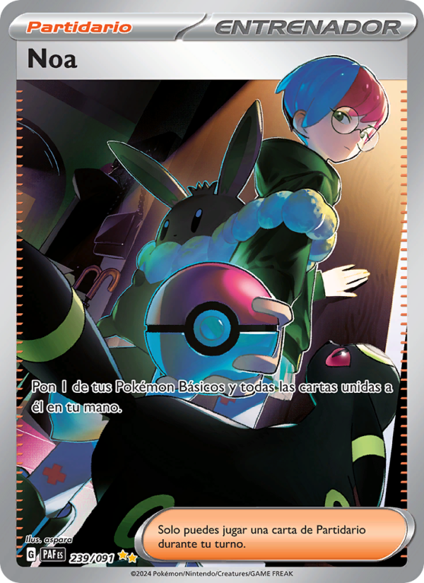Noa 239 — Paldeas Schicksale (Spanish Pokémon TCG card)