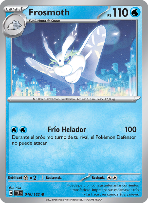 Frosmoth 046 — Temporal Forces (Spanish Pokémon TCG card)